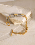 18K Gold-Plated Stainless Steel Chain Bracelet