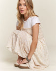 ADORA Smocked Floral Ruffled Hem Cami Dress