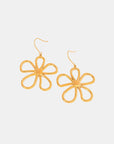 18K Gold-Plated Flower Earrings