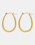 18K Gold-Plated Titanium Steel Earrings