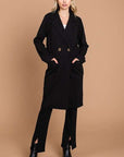 Culture Code Double Breast Lapel Collar Coat