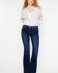 Kancan Mid Rise Slim Flare Jeans