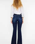 Kancan Mid Rise Slim Flare Jeans