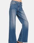 Zenana High Rise Wide Leg Jeans with Pockets