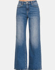 Zenana High Rise Wide Leg Jeans with Pockets