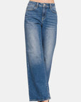 Zenana High Rise Wide Leg Jeans with Pockets