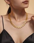 18K Gold-Plated Stainless Steel Chain Necklace