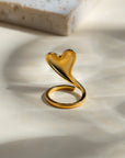 Stainless Steel Heart Bypass Ring