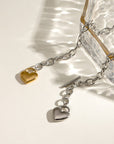 Stainless Steel Heart Chain Necklace