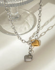 Stainless Steel Heart Chain Necklace