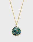 Turquoise Chain Pendant Necklace