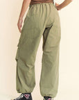 Davi & Dani Drawstring Baggy Pants with Pockets