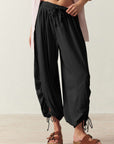 Drawstring Ruched Pants