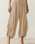 Drawstring Ruched Pants