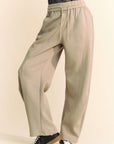 Davi & Dani Drawstring Wide Leg Sweatpants