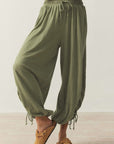 Drawstring Ruched Pants