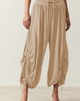 Drawstring Ruched Pants