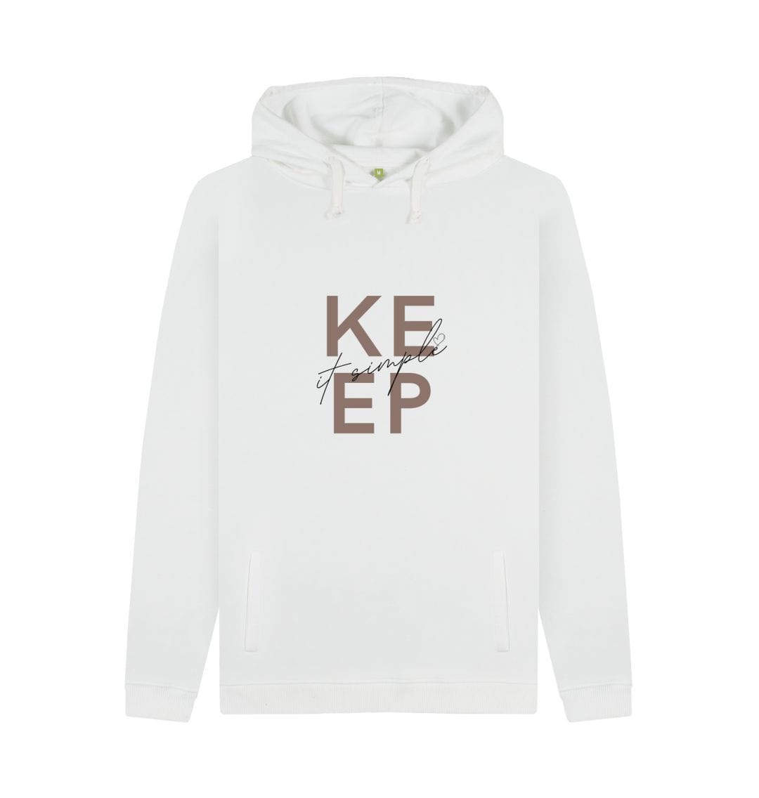 Lavender Sentience Keep It Simple Unisex Hoodie