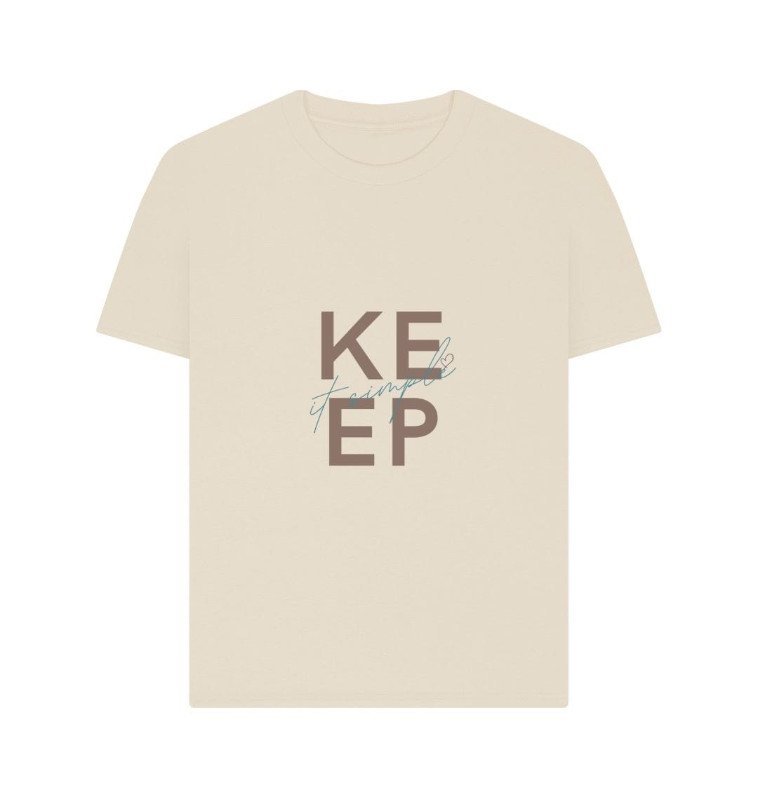 Light Gray Keep It Simple Unisex T-Shirt