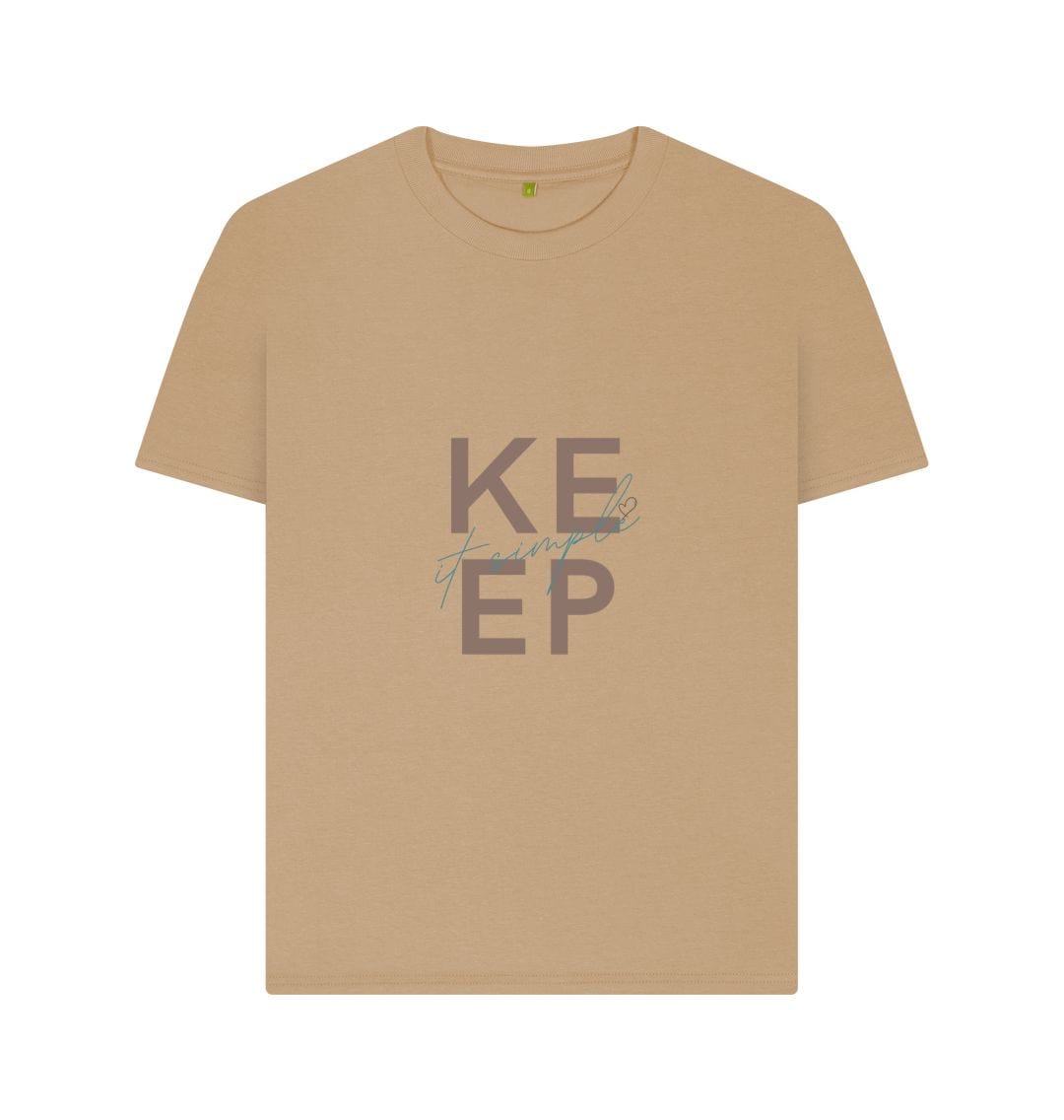 Rosy Brown Keep It Simple Unisex T-Shirt