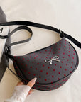 Polyester Printed Adjustable Strap Crossbody Bag