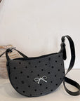 Polyester Printed Adjustable Strap Crossbody Bag