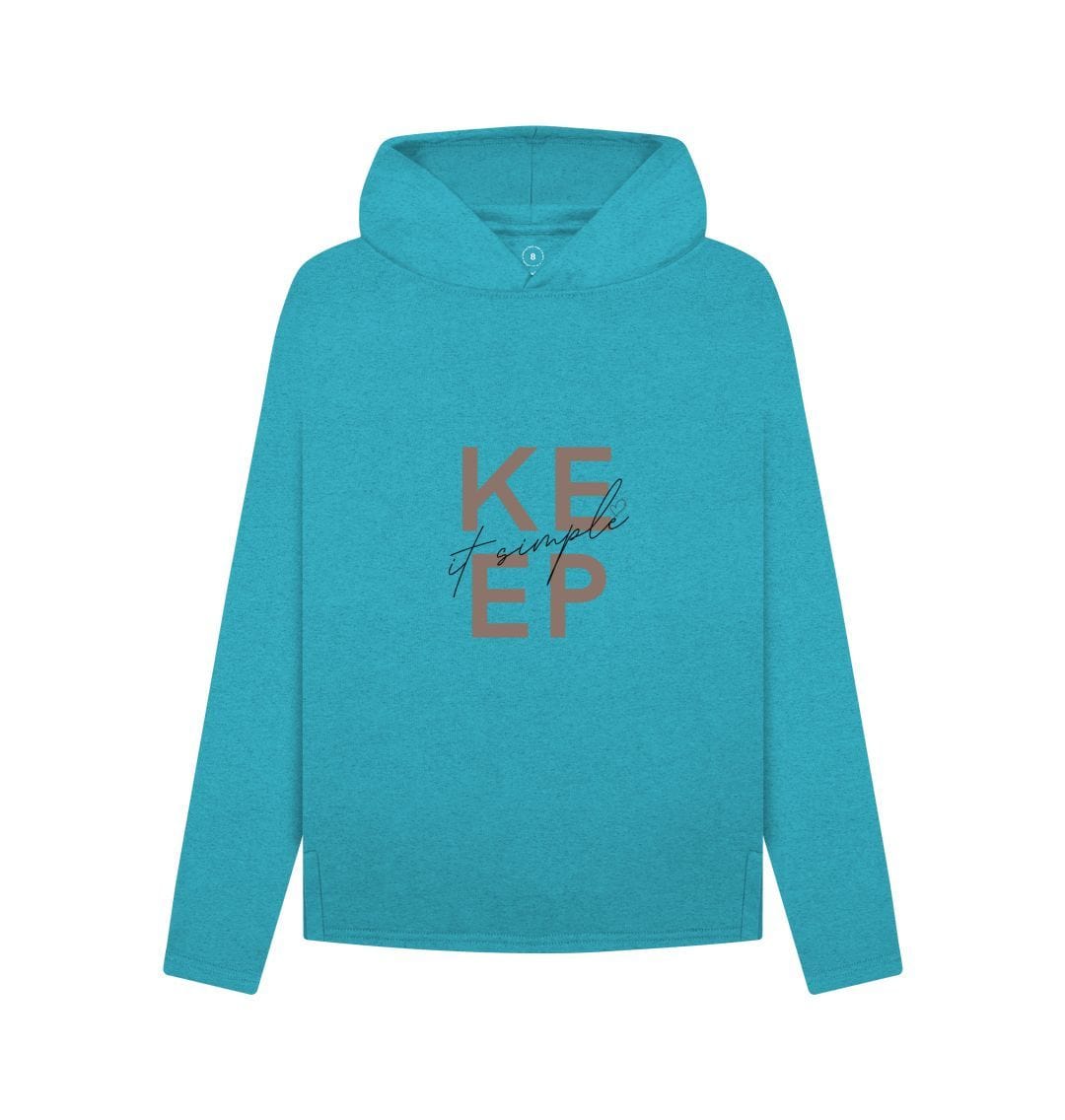 Light Sea Green Keep It Simple Women's Hoodie