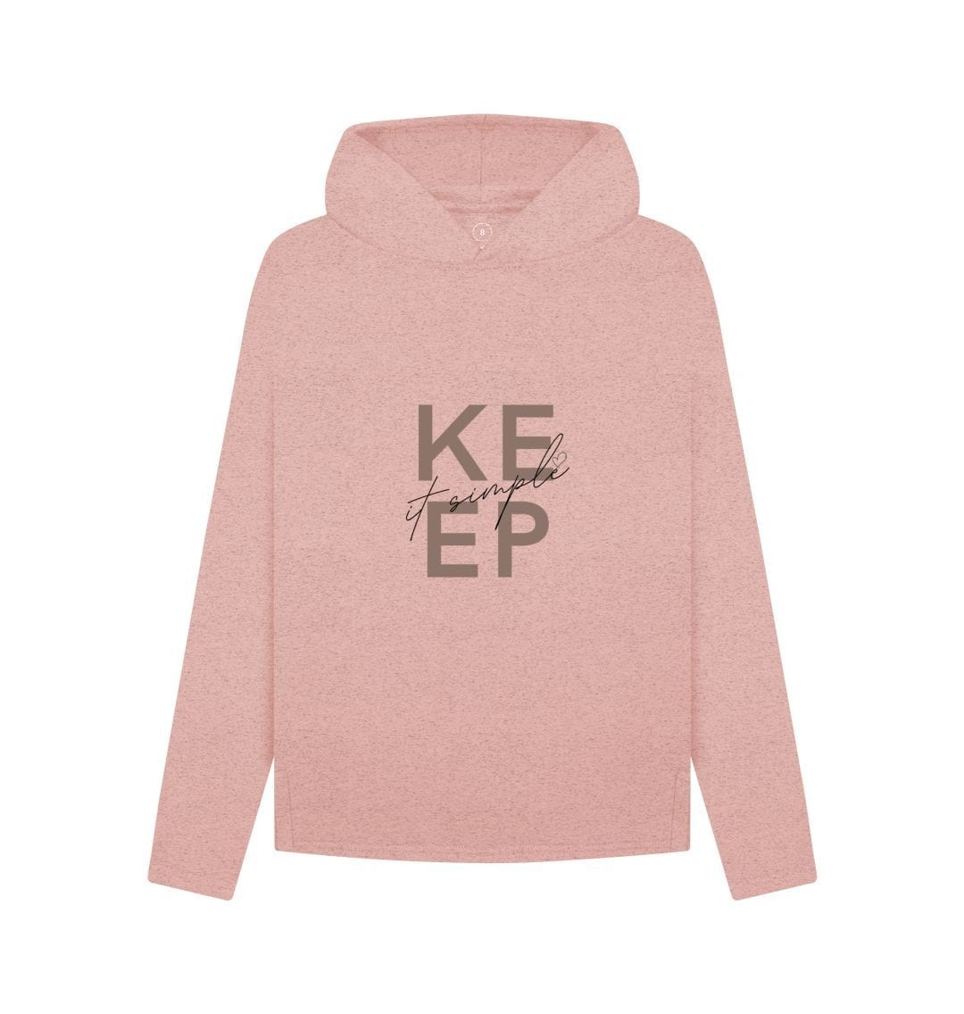 Tan Keep It Simple Women's Hoodie