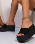 Open Toe Wedge Sandals