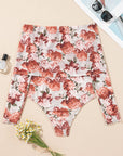 Floral Off-Shoulder Long Sleeve Bodysuit