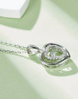 Moissanite 925 Sterling Silver Heart Necklace