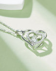 Moissanite 925 Sterling Silver Heart Necklace