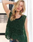 ADORA Crochet Wide Strap Tank