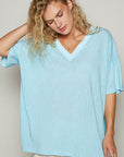 POL V-Neck Half Sleeve T-Shirt