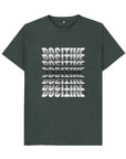 Dark Slate Gray Do! Positive Unisex Sentient Beauty Fashions Printed T-shirt
