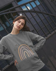 Dark Slate Gray Be The Rainbow Sentient Beauty Fashions Printed Sweater