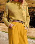 Goldenrod Knit Top and Joggers Set Sentient Beauty Fashions Apparel & Accessories
