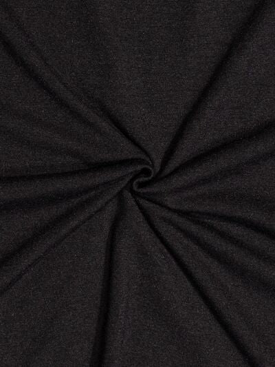 Black V-Neck Short Sleeve T-Shirt Sentient Beauty Fashions Apparel & Accessories