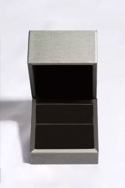 Black Minimalist 925 Sterling Silver Ring