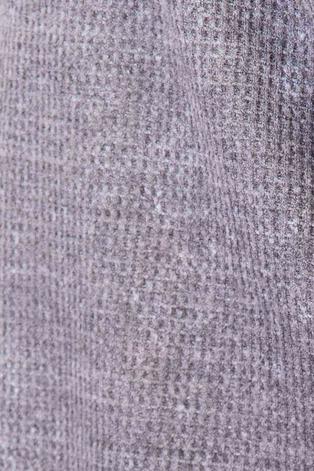 Dark Gray Basic Bae Round Neck Drop Shoulder Slit Sweatshirt Sentient Beauty Fashions Apparel &amp; Accessories