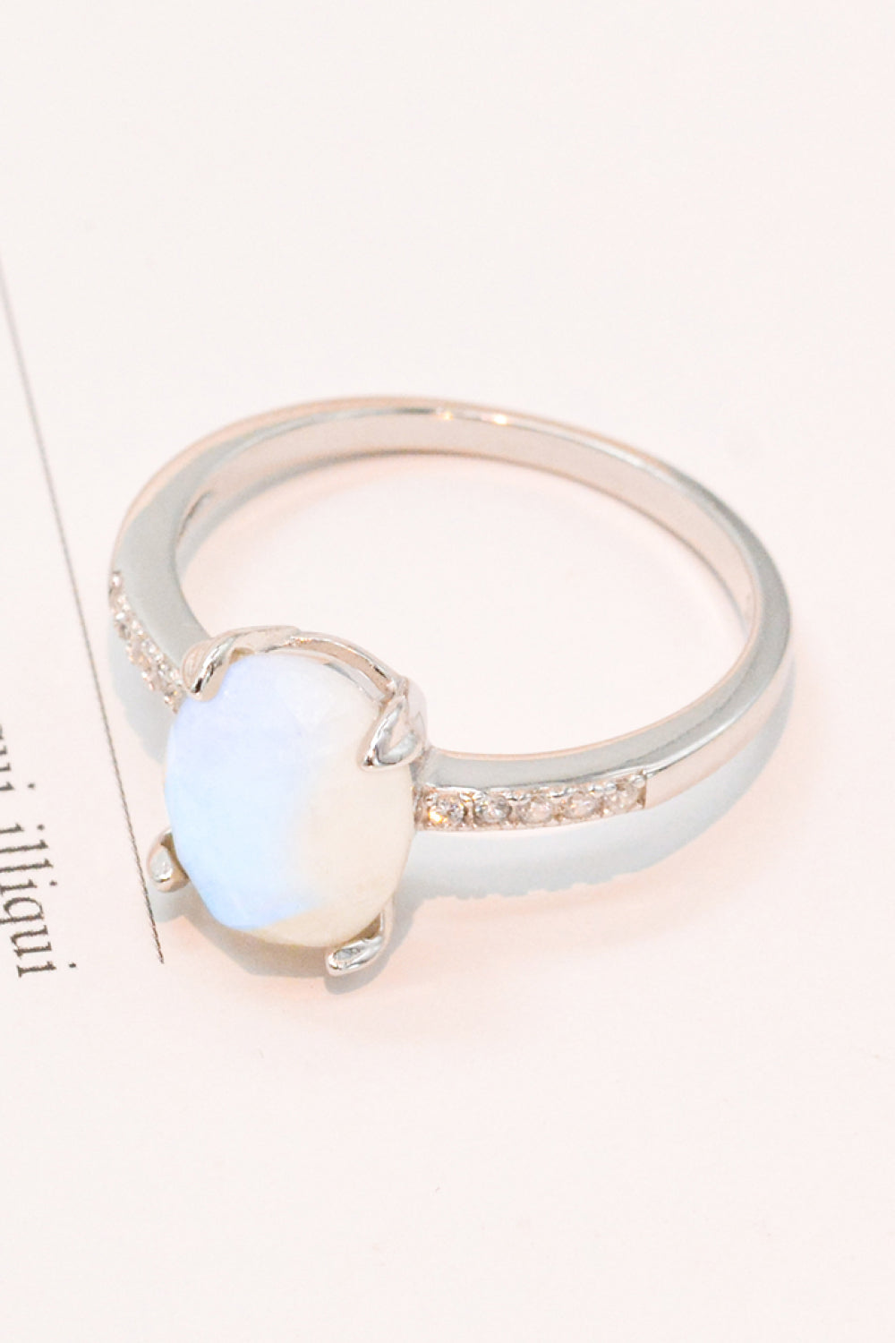 Seashell Get A Move On Moonstone Ring