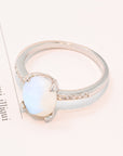 Seashell Get A Move On Moonstone Ring Sentient Beauty Fashions jewelry