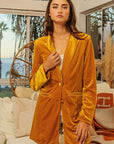 Sienna BiBi Single-Breasted Long Sleeve Blazer Sentient Beauty Fashions Apparel & Accessories