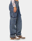Dark Slate Gray Straight Jeans with Pockets Sentient Beauty Fashions denim