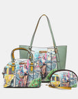 Nicole Lee USA COZY STREET IN MILAN 3-Piece Handbag Set