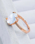 Light Gray Get A Move On Moonstone Ring Sentient Beauty Fashions jewelry
