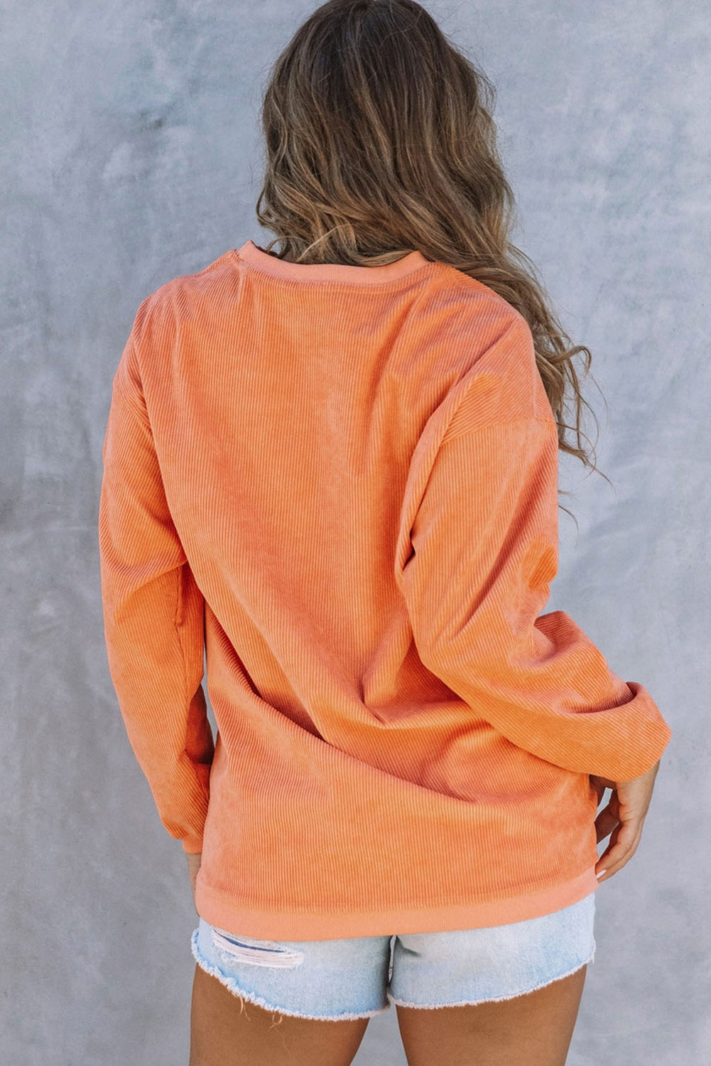 Rosy Brown SPOOKY SEASON Graphic Sweatshirt Sentient Beauty Fashions Apparel & Accessories