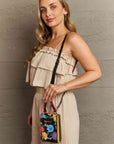 Dim Gray Nicole Lee USA Small Crossbody Wallet Sentient Beauty Fashions *Accessories