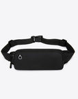 Black Small Polyester Sling Bag Sentient Beauty Fashions Apparel & Accessories