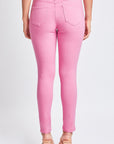 Misty Rose YMI Jeanswear Full Size Hyperstretch Mid-Rise Skinny Pants Sentient Beauty Fashions Apparel & Accessories